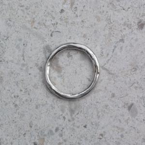 JODIE McKENZIE STUDIO Silver Thick Band Ring 