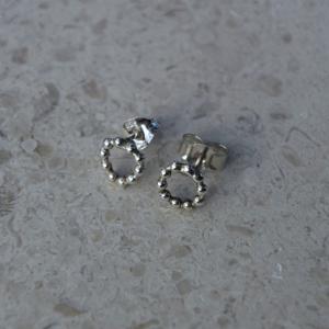 JODIE McKENZIE STUDIO Silver Beaded Studs